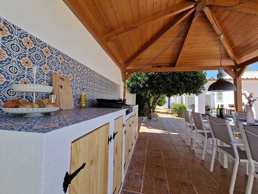Vakantiewoning met buitenkeuken in Spanje