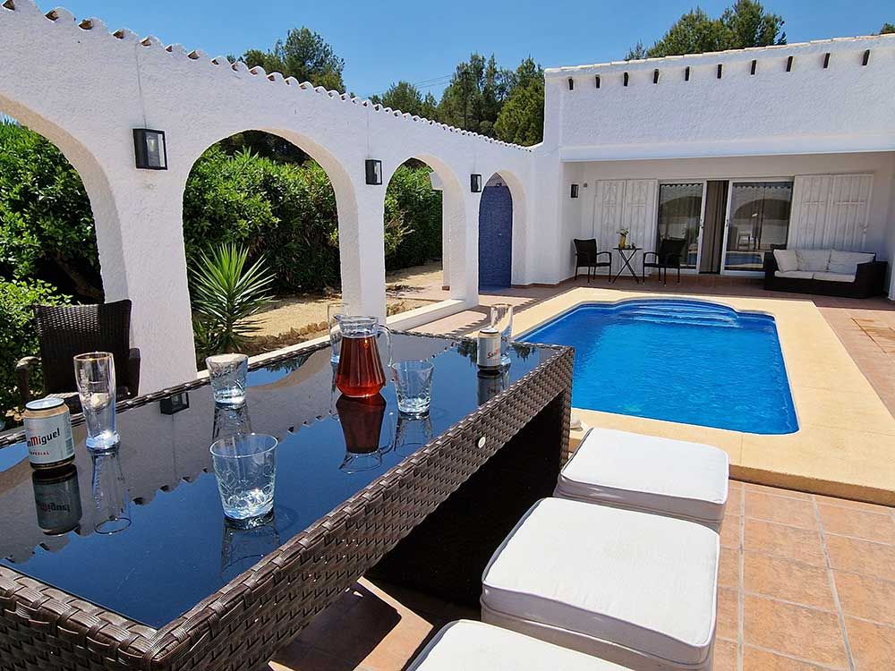 Außenbar Ferienhaus Spanien