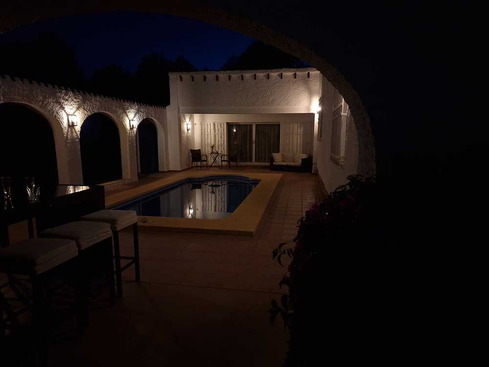 Schöner Abend in Spanien